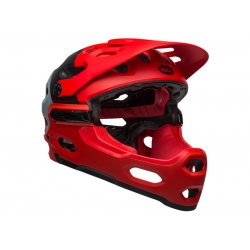 Kask full face BELL SUPER 3R MIPS downdraft matte crimson black roz. M (55-59 cm)