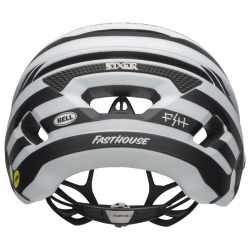 Kask mtb BELL SIXER INTEGRATED MIPS fasthouse stripes matte white black roz. M (55-59 cm) (NEW)