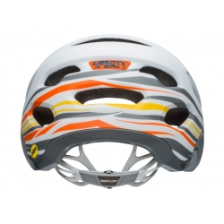 Kask mtb BELL 4FORTY rush matte gloss white orange roz. M (55-59 cm)