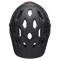 Kask mtb BELL SUPER 3 virago matte black white crimson roz. M (55-59 cm)