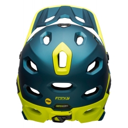 Kask full face BELL SUPER DH MIPS SPHERICAL matte gloss blue hi-viz roz. L (58-62 cm) (NEW)