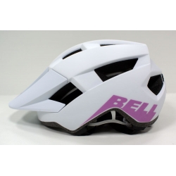 Kask mtb BELL SPARK W INTEGRATED MIPS matte gloss white purple roz. Uniwersalny (50-57 cm)