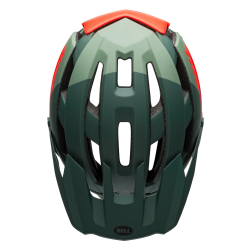 Kask mtb BELL SUPER AIR SPHERICAL matte gloss green infrared roz. S (52–56 cm) (NEW 2025)