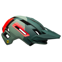 Kask mtb BELL SUPER AIR SPHERICAL matte gloss green infrared roz. L (58-62 cm) (NEW 2025)