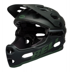 Kask full face BELL SUPER 3R MIPS matte green roz. S (52–56 cm) (NEW)