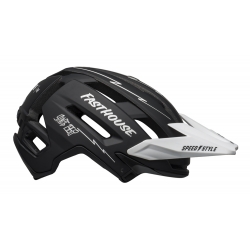 Kask full face BELL SUPER AIR R MIPS SPHERICAL matte black white fasthouse roz. M (55-59 cm) (NEW)