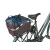 Kosz tylny na bagażnik BASIL FLAIR CARRY ALL REAR BASKET MIK, MIK z adapterem do mocowania (ready to go), 22L, Wodoodporna, Navy (NEW)