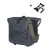 Torba na bagażnik BASIL NAVIGATOR STORM, MIK z adapterem do mocowania (ready to go), 13L, Wodoodporna, Czarna (NEW)