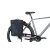 Sakwa podwójna BASIL MOVE DOUBLE BICYCLE BAG, MIK z adapterem do mocowania (ready to go), 30L, Wodoodporna, Black (NEW)