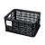 Kosz przedni/tylny na bagażnik BASIL BICYCLE CRATE S, 17.5L, recycled synthetic, black (NEW)