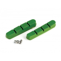 Wkładki hamulcowe CLARK'S CP201 SZOSA (Shimano, Campagnolo, Avid, Tektro, Do obręczy ceramicznych) 52mm zielone