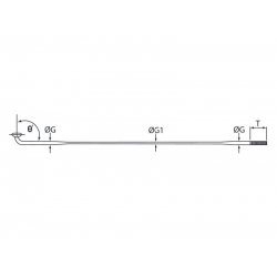 Szprychy CNSPOKE DB454 2.0-1.8-2.0 stal nierdzewna 250mm srebrne + nyple 144szt.