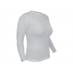 Koszulka damska FUSE ALLSEASON Megalight 200 długi rękaw / S biała