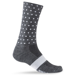 Skarpety GIRO SEASONAL MERINO WOOL charcoal white dots roz. L (43-45) (NEW)