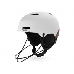 Kask zimowy GIRO LEDGE SL MIPS matte white + ochrona szczęki roz. M (55.5-59 cm) (NEW)