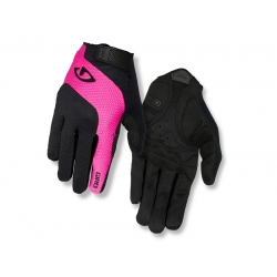 Rękawiczki damskie GIRO TESSA GEL LF długi palec black bright pink roz. S (obwód dłoni 155-169 mm / dł. dłoni 160-169 mm