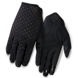 Rękawiczki damskie GIRO LA DND długi palec black dots roz. XL (obwód dłoni 205-210 mm / dł. dłoni 196-205 mm) (NEW)
