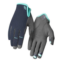 Rękawiczki damskie GIRO LA DND długi palec midnight blue cool breeze roz. XL (obwód dłoni 205-210 mm / dł. dłoni 196-205