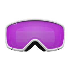 Gogle zimowe juniorskie GIRO STOMP WHITEWORDMARK (szyba AMBER PINK 19-42% S2) (NEW 2024/2025)