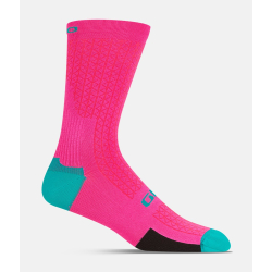 Skarpety GIRO HRC TEAM neon pink roz. M (40-42) (NEW 2025)