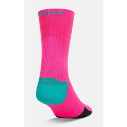 Skarpety GIRO HRC TEAM neon pink roz. L (43-45) (NEW 2025)