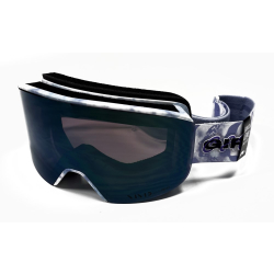 Gogle zimowe GIRO AXIS PR FL BLACK (Szyba lustrzana kolorowa VIVID-Carl Zeiss VIVID HAZE 8-18% VLT S3 + Szyba lustrzana
