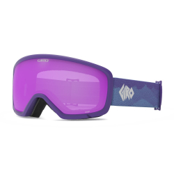 Gogle zimowe juniorskie GIRO STOMP PURPLE LINTICULAR (szyba AMBER PINK 19-42% S2) (NEW 2024/2025)