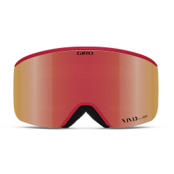 Gogle zimowe GIRO AXIS RED BLACK THIRDS (Szyba lustrzana kolorowa VIVID-Carl Zeiss VIVID EMBER 19-42% S2 + Szyba lustrzana kolorowa VIVID-Carl Zeiss I