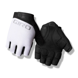 Rękawiczki męskie GIRO BRAVO II GEL krótki palec white roz. L (obwód dłoni 229-248 mm / dł. dłoni 189-199 mm) (NEW 2026)