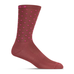 Skarpety GIRO COMP HIGH RISE dark cherry raspberry roz. L (43-45) (NEW 2025)