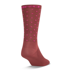 Skarpety GIRO COMP HIGH RISE dark cherry raspberry roz. L (43-45) (NEW 2025)
