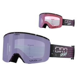 Gogle zimowe GIRO AXIS PURPLE SYNDROME (Szyba lustrzana kolorowa VIVID-Carl Zeiss VIVID HAZE 8-18% VLT S3 + Szyba lustrz