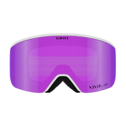 Gogle zimowe GIRO ELLA WHITE LX STRIPE (szyba VIVID PINK 00% S2 + VIVID INFRARED 62% S1) (NEW 2024/2025)