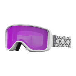 Gogle zimowe GIRO SAGEN WHITE MONOGRAM (szyba AMBER PINK 19-42% S2) (NEW 2024/2025)