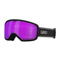 Gogle zimowe GIRO MILLIE BLACK AND WHITE CHUTE (szyba VIVID PINK 00% S2) (NEW 2024/2025)