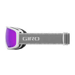 Gogle zimowe GIRO MILLIE WHITE AND GREY CHUTE (szyba VIVID PINK 00% S2) (NEW 2024/2025)