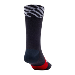 Skarpety GIRO SEASONAL MERINO red/white charcoal roz. XL (46-48) (NEW 2025)