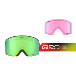 Gogle zimowe GIRO METHOD MULTI FADED (Szyba lustrzana kolorowa VIVID-Carl Zeiss EMERALD 19-42% S2 + Szyba lustrzana kolo