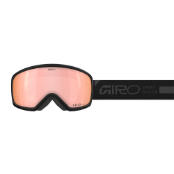 Gogle zimowe damskie GIRO MILLIE BLACK RAILS (Szyba lustrzana kolorowa VIVID-Carl Zeiss ROSE GOLD 19-42% S2) (NEW 2025/2