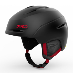 Kask zimowy GIRO NEO matte black red roz. L (59-62.5 cm) (NEW 2025/2026)