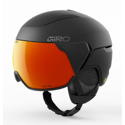 Kask zimowy GIRO ORBIT SPHERICAL matte black / VIVID ember roz. M (55.5-59 cm) (NEW 2025/2026)