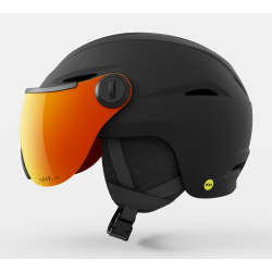 Kask zimowy GIRO VUE MIPS matte black / VIVID ember roz. L (59-62.5 cm) (NEW 2025/2026)