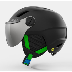 Kask zimowy juniorski GIRO BUZZ MIPS matte black party blocks roz. S (52-55.5 cm) (NEW 2025/2026)