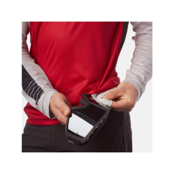 Koszulka męska GIRO ROUST JERSEY LS długi rękaw dark red 6 string roz. M (DWZ)