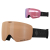 Gogle zimowe GIRO CONTOUR RS BLACK BLISS (Szyba lustrzana kolorowa VIVID-Carl Zeiss COPPER 19-42% S2 + Szyba lustrzana k