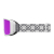 Gogle zimowe GIRO SAGEN WHITE MONOGRAM (szyba AMBER PINK 19-42% S2) (NEW 2024/2025)
