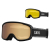 Gogle zimowe GIRO MOXIE BLACK WHITE CHUTE (szyba AMBER GOLD 19-42% S2 + YELLOW 77% S1) (NEW 2024/2025)