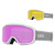 Gogle zimowe GIRO MOXIE WHITE GREY CHUTE (szyba AMBER PINK 19-42% S2 + YELLOW 77% S1) (NEW 2024/2025)
