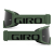 Gogle GIRO TAZZ MTB hedge green (Szyba kolorowa SMOKE S2 + Szyba przeźroczysta 99% S0) mocowanie pod zrywki (NEW)