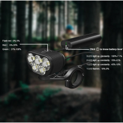 Lampka przednia mtb MAGICSHINE MONTEER 8000S V2.0, 8000 lumenów (NEW)
